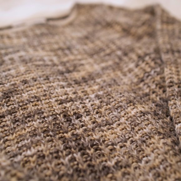 Rewind Neutral Multicolored Cable Knit Sweater - Picture 2 of 4